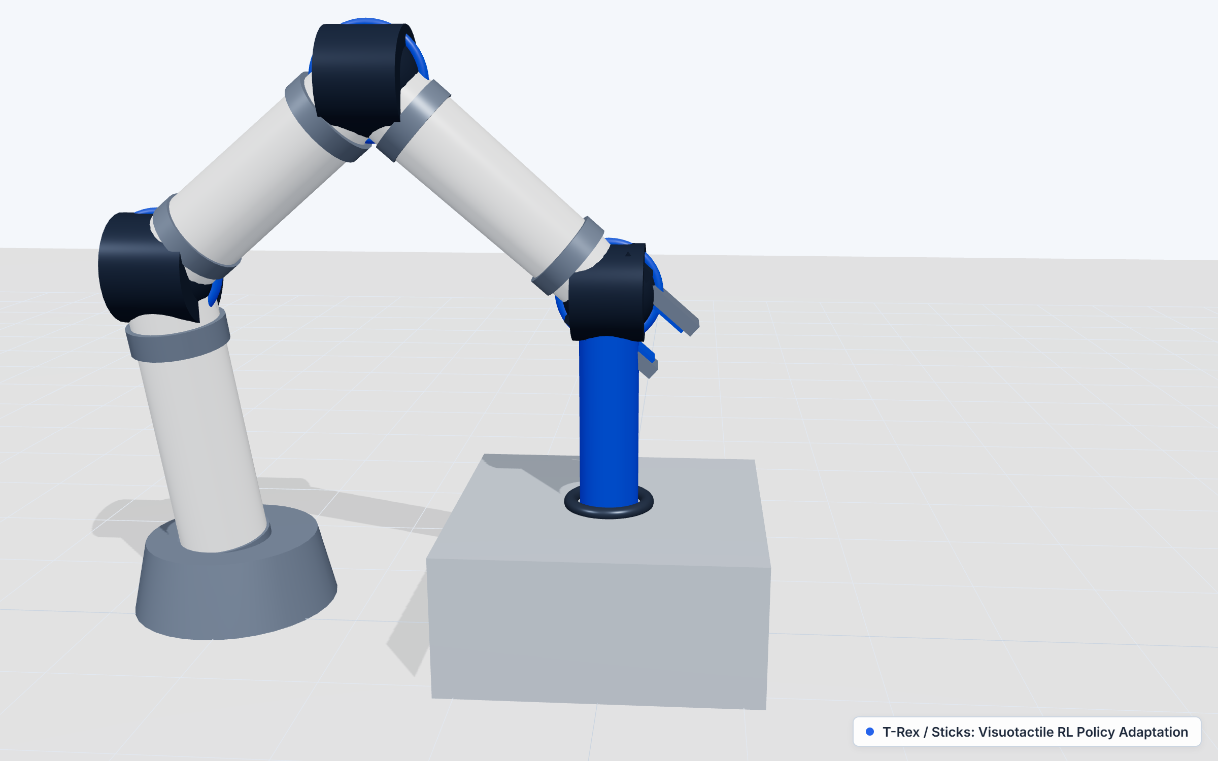 Visuotactile Policy Adaptation 3D Visualization